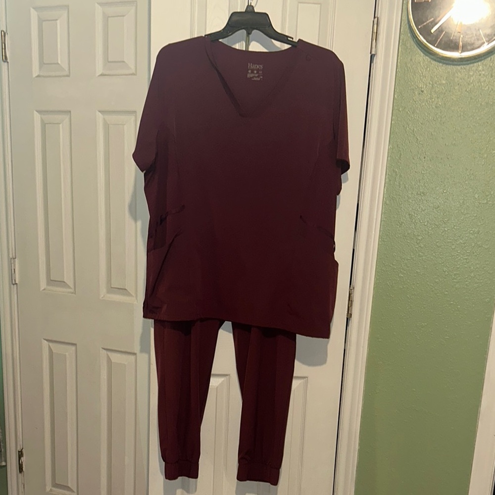 Burgundy Scrubs
